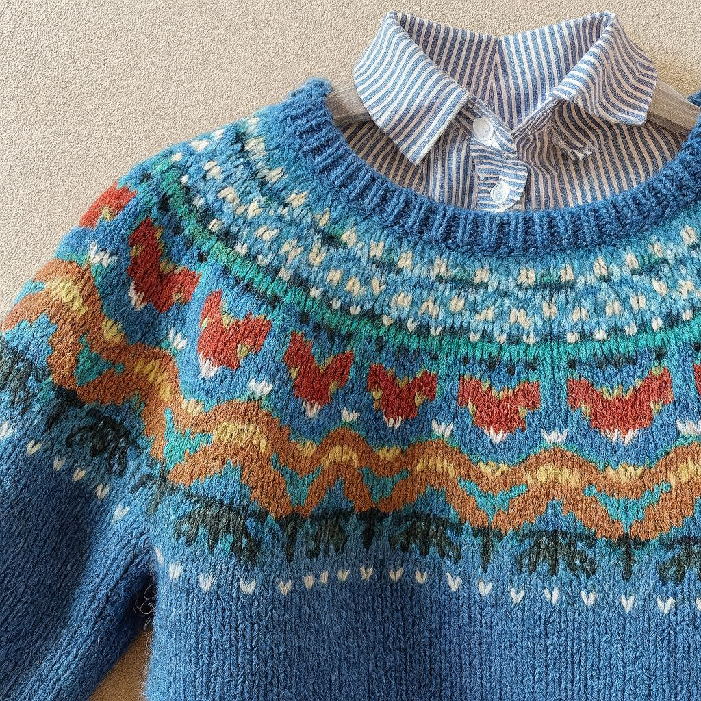 Velvo™ | Élégant Pull en Tricot au Style Vintage