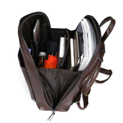 Saskia - Sac à dos traditionnel à double zip