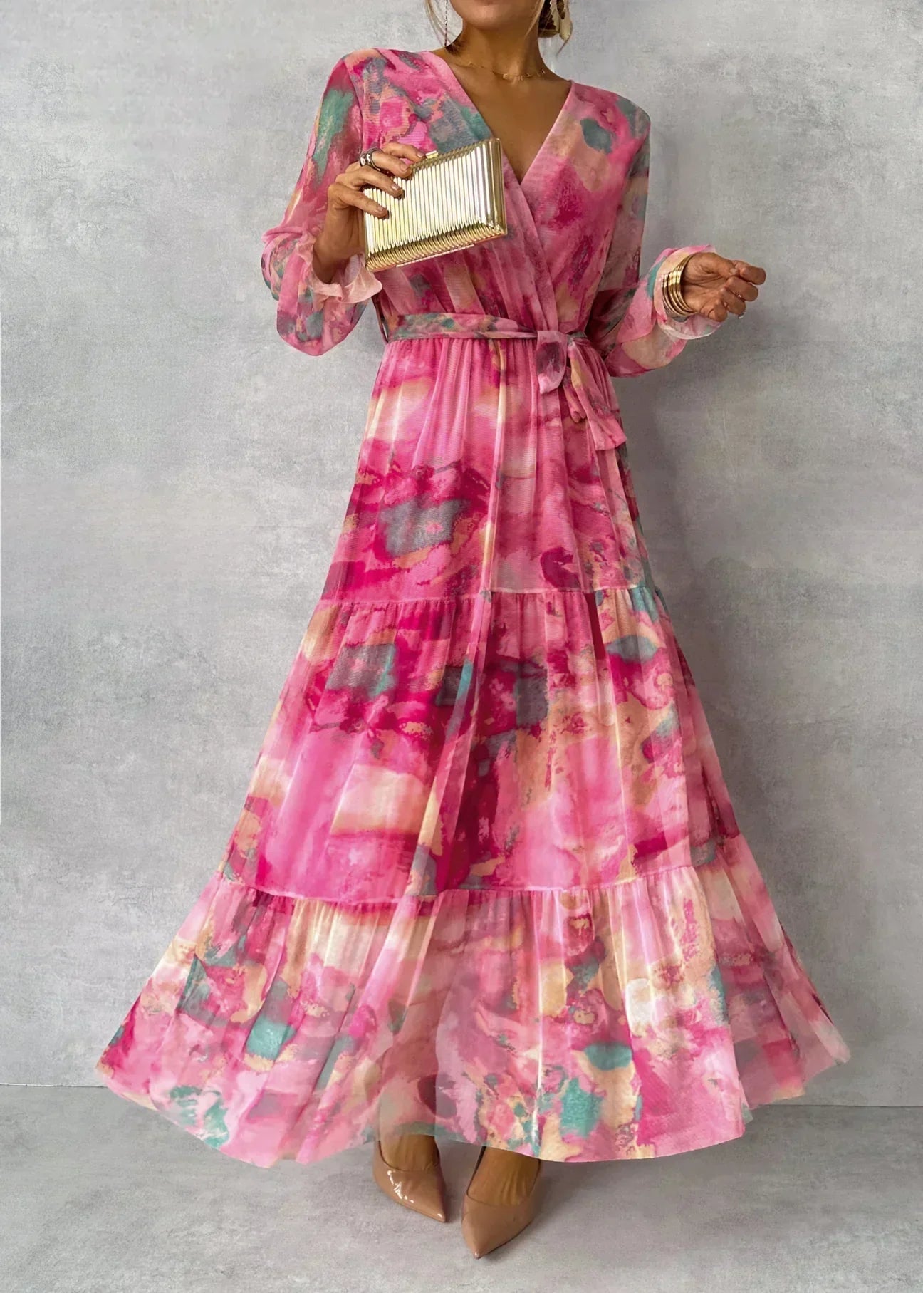 Felicity | Robe Maxi Élegante à Fleurs