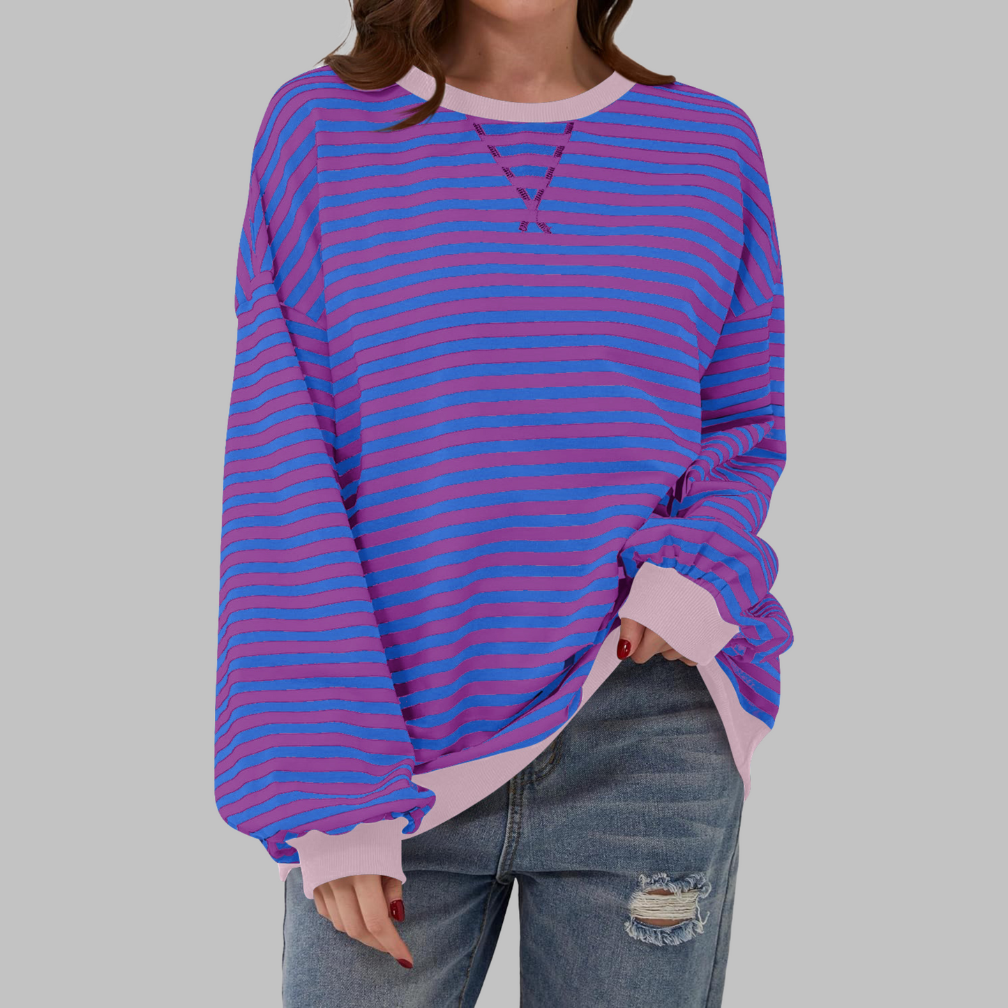 Holly | Pull Rayé