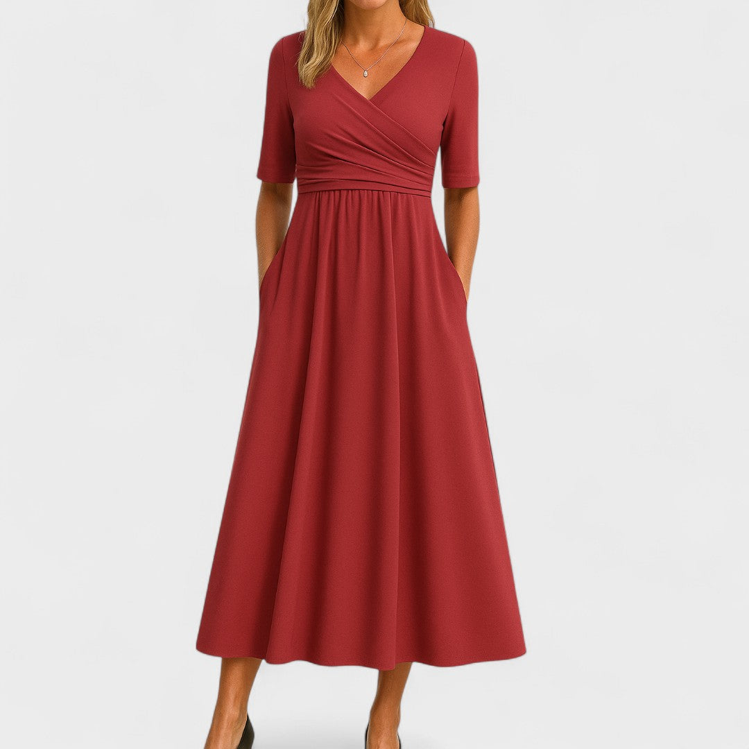 Joanna | Robe midi élégante