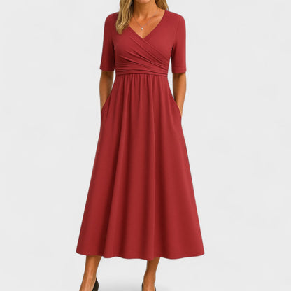 Joanna | Robe midi élégante
