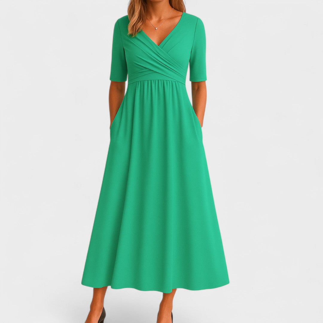 Joanna | Robe midi élégante