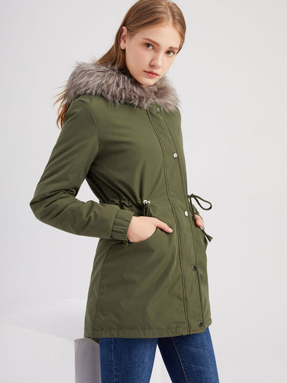 Arielle | Parka d'hiver avec doublure en fourrure douce