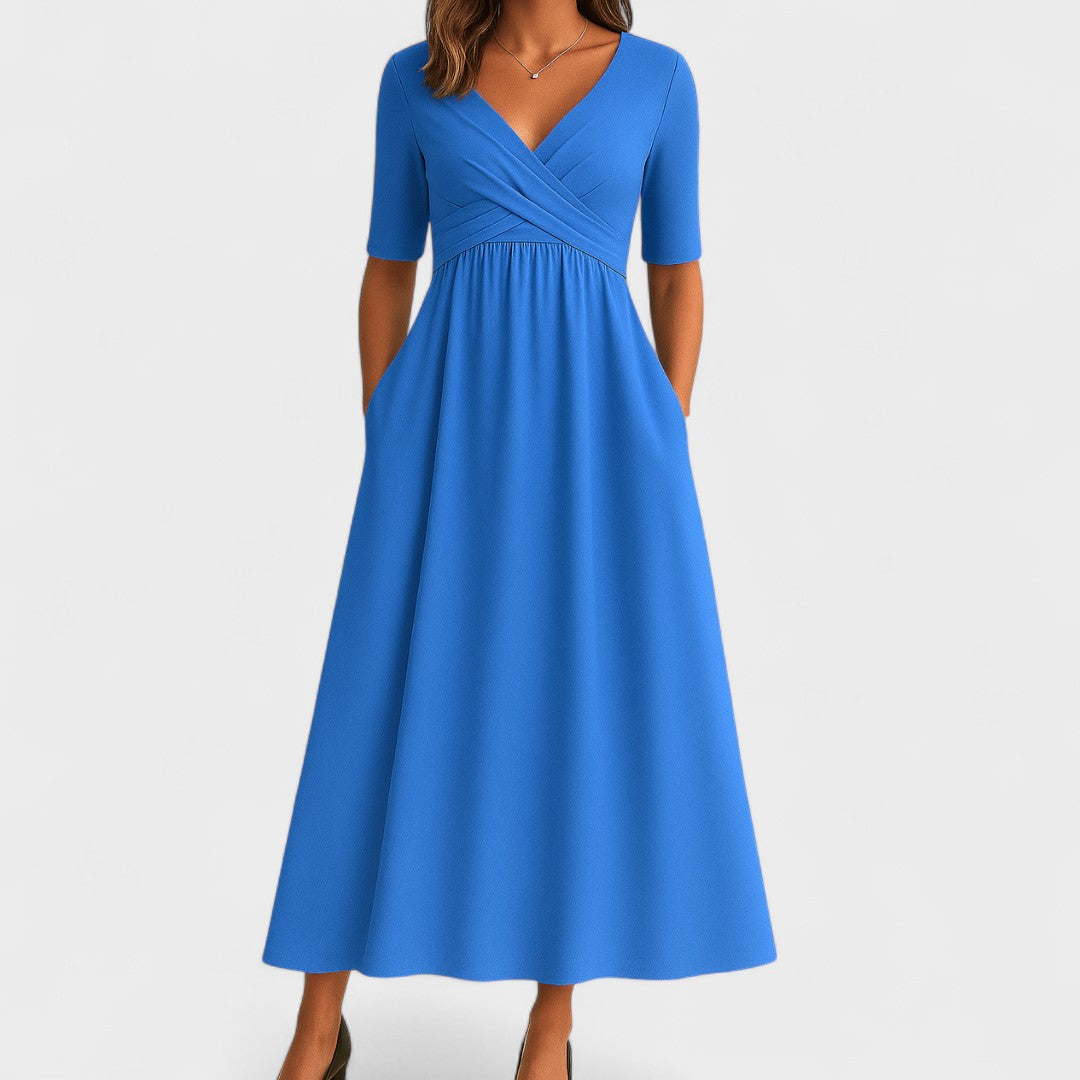 Joanna | Robe midi élégante