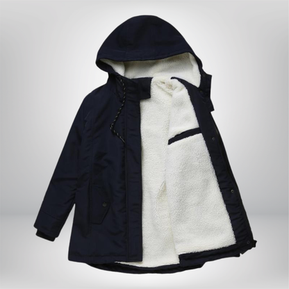 Colette | Manteau d'hiver matelassé et douillet avec capuche
