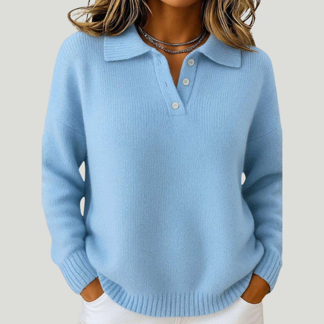 Éloria | Pull Col Élégant