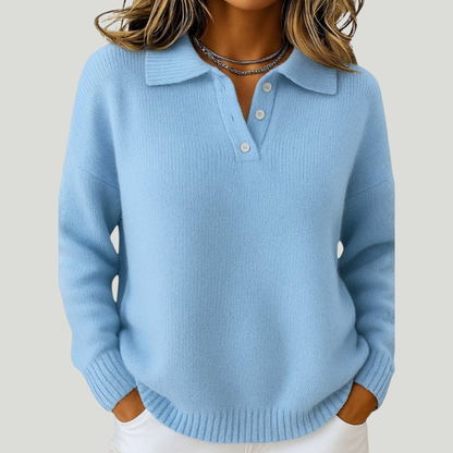 Éloria | Pull Col Élégant