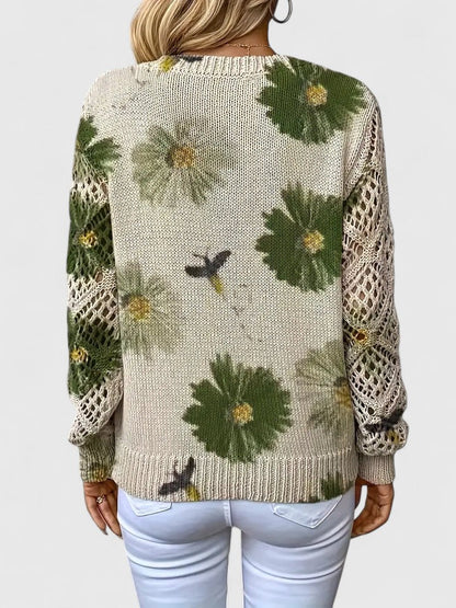 Aurelia | Pull élégant avec design floral
