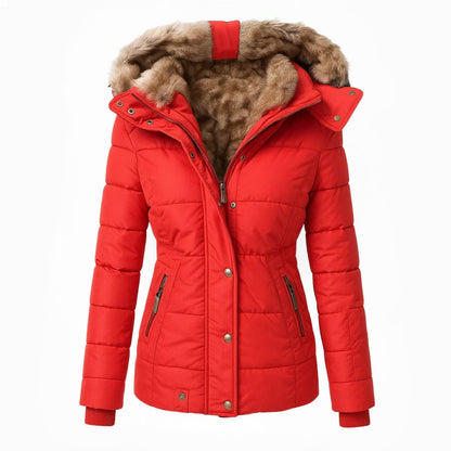 Anna | Manteau d'hiver avec doublure en fourrure