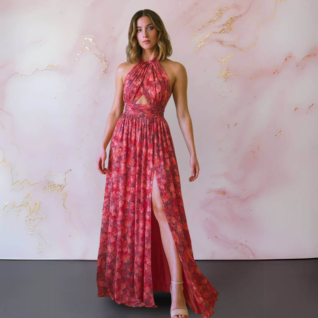 Vera | Robe élégante avec imprimé floral