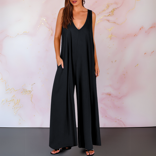 Nella™ Cozy V-Neck Jumpsuit