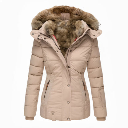 Anna | Manteau d'hiver avec doublure en fourrure