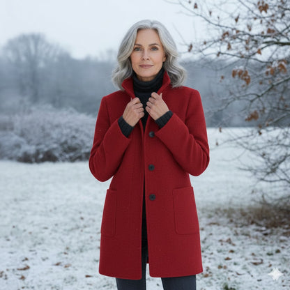 Solène | Manteau en Laine Classique Quotidien