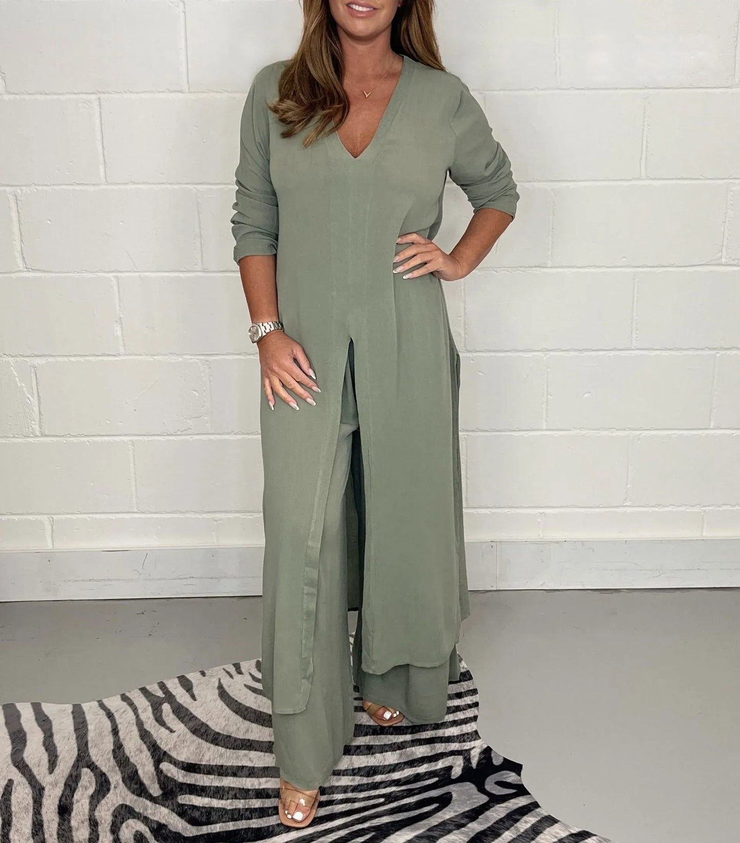 Cherly™ Ensemble Douillet à Deux Pièces