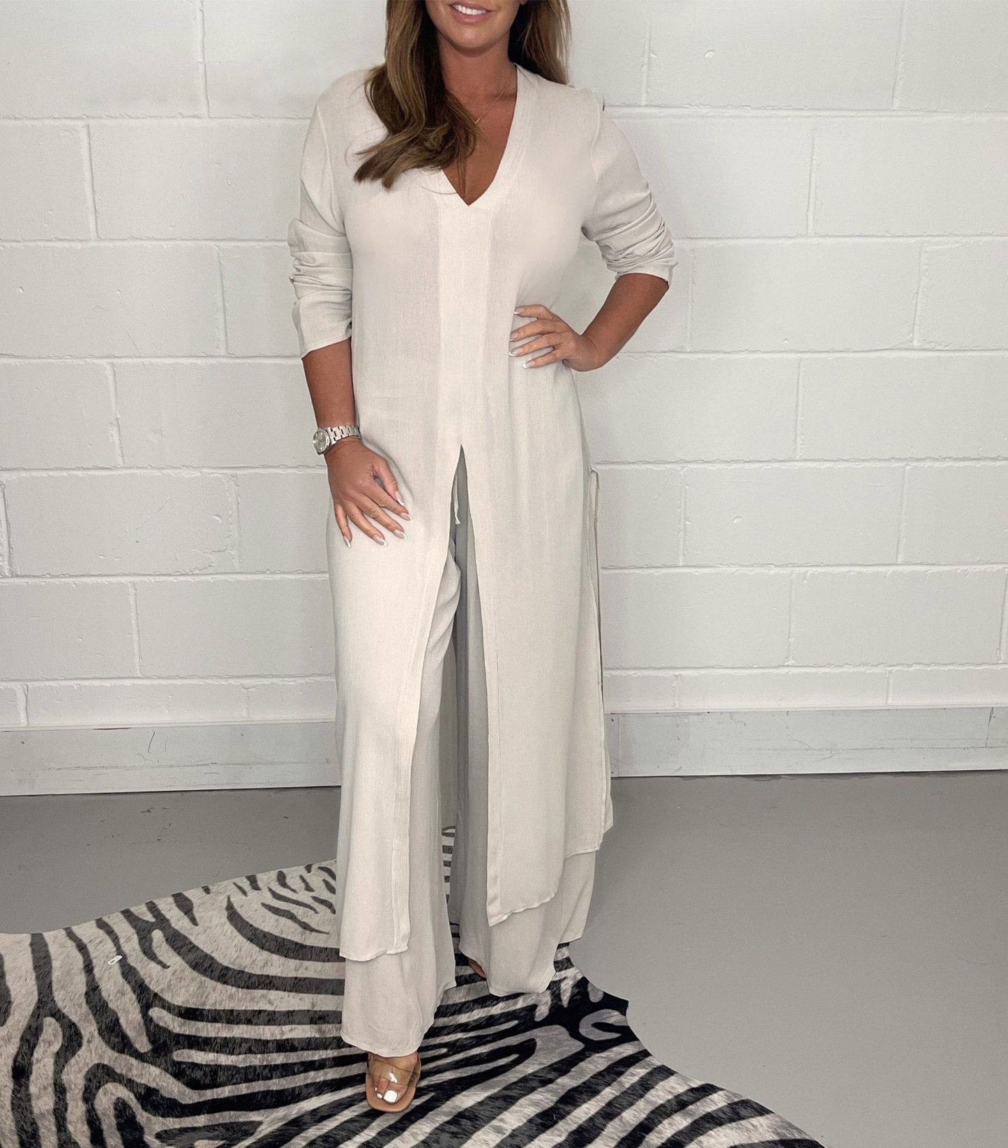 Cherly™ Ensemble Douillet à Deux Pièces