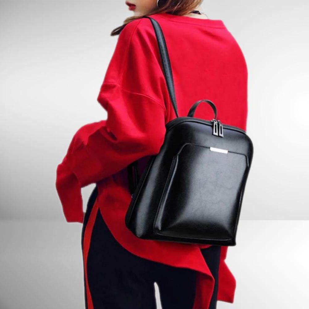Saskia - Sac à dos traditionnel à double zip