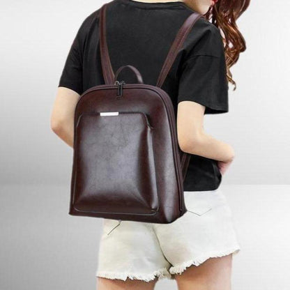 Saskia - Sac à dos traditionnel à double zip