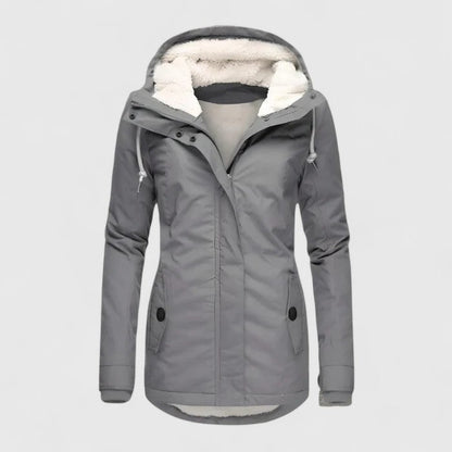 Amélie | Veste d'hiver imperméable avec capuche
