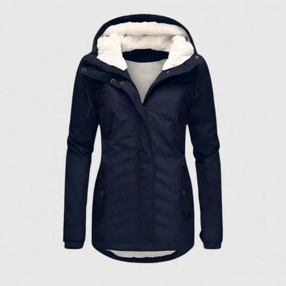 Amélie | Veste d'hiver imperméable avec capuche