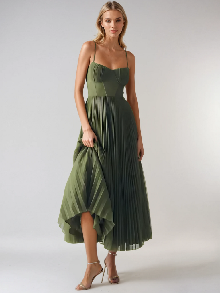 Zoe | Robe de Soirée Sans Manches Élégante à Dos Ouvert