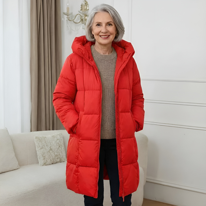 Élancia | Veste Casual en Duvet avec Capuche