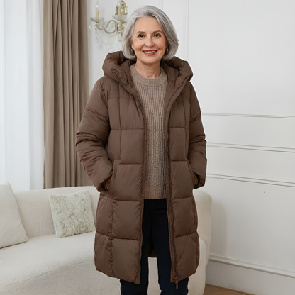 Élancia | Veste Casual en Duvet avec Capuche