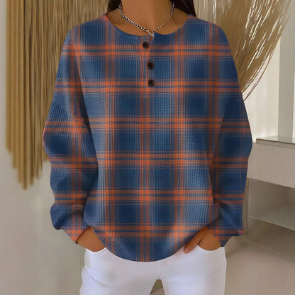 Soléane | Henley en tricot gaufré confortable