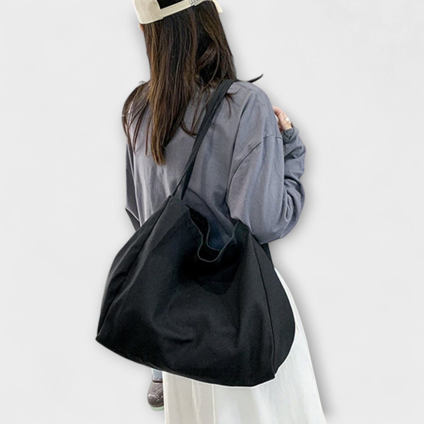 Grand sac cabas en toile premium