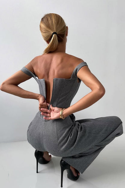 Dolce | Ensemble trois pièces avec blazer croisé