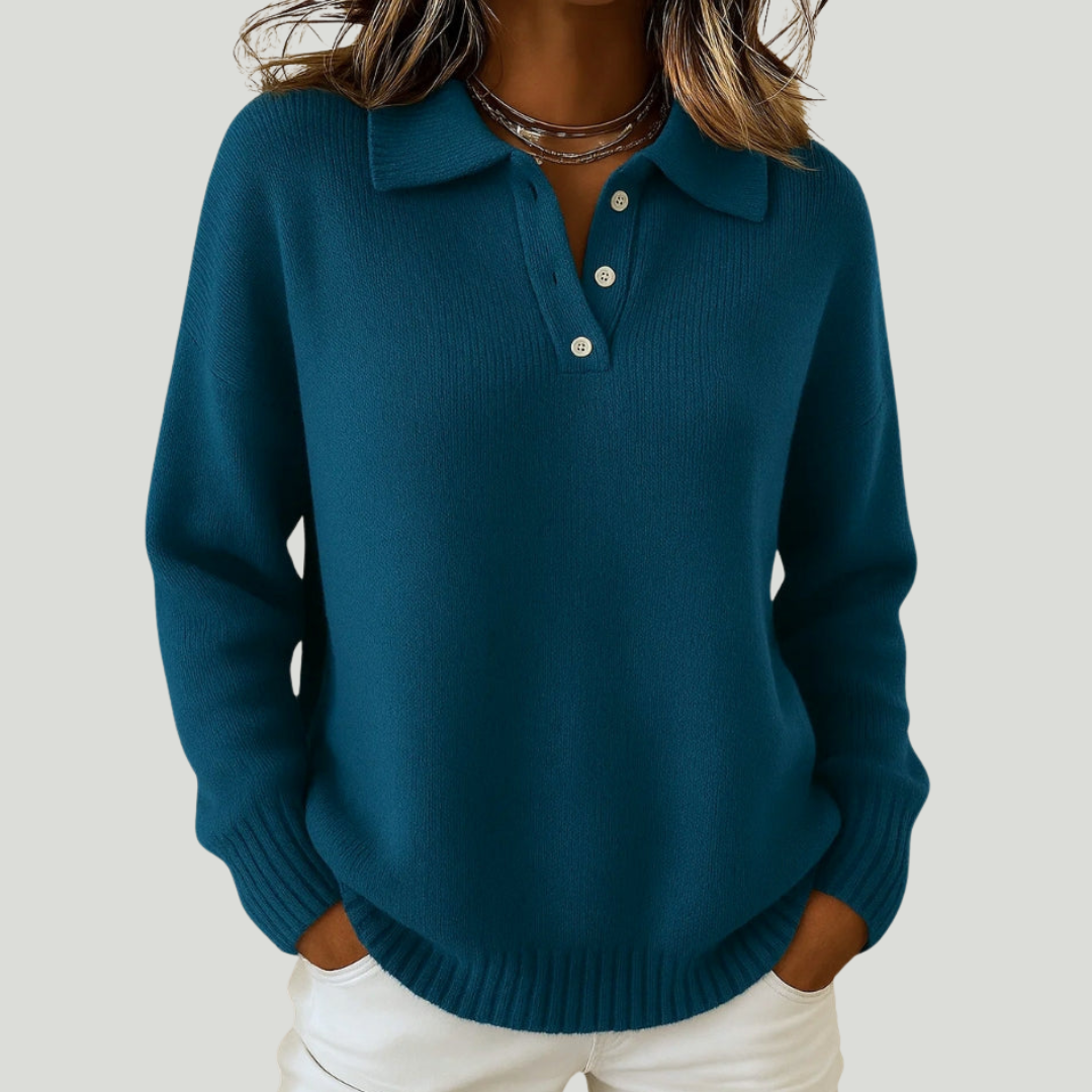 Éloria | Pull Col Élégant