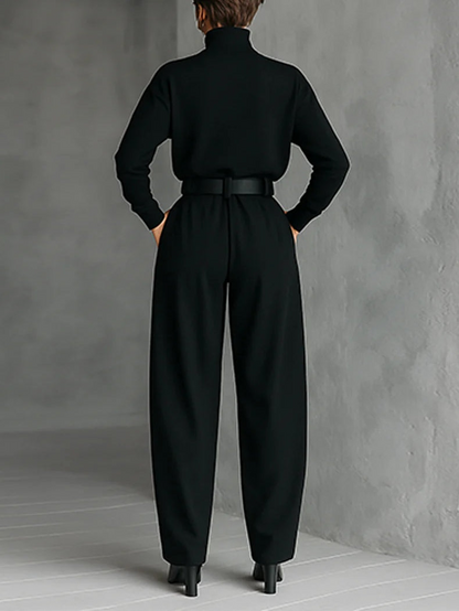 Ensemble Élégant Jessica™ : Haut Chic et Pantalons Droits