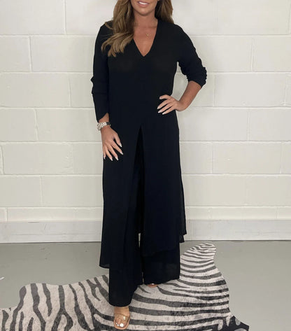 Cherly™ Ensemble Douillet à Deux Pièces