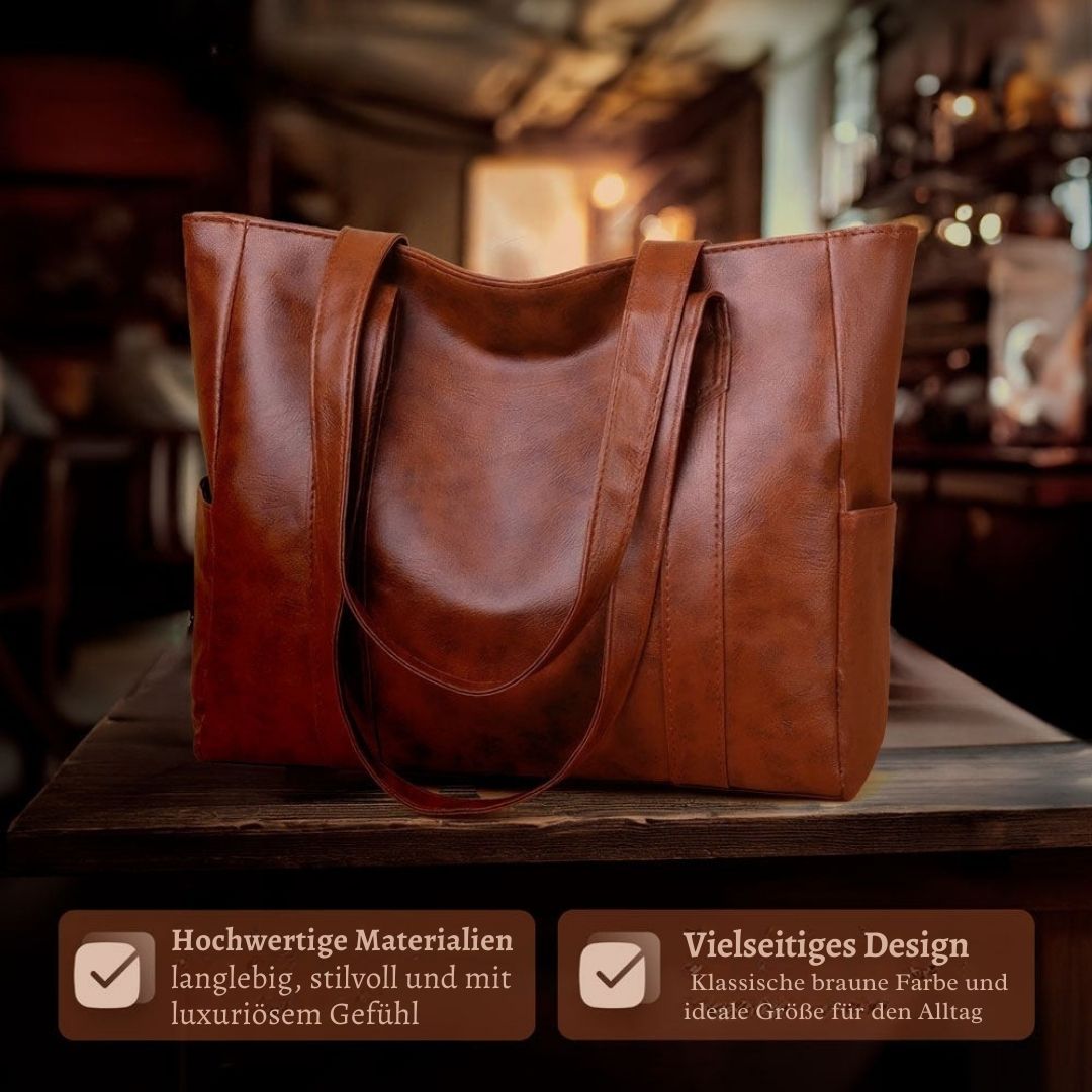 Klara - Sac à bandoulière en cuir au design classique