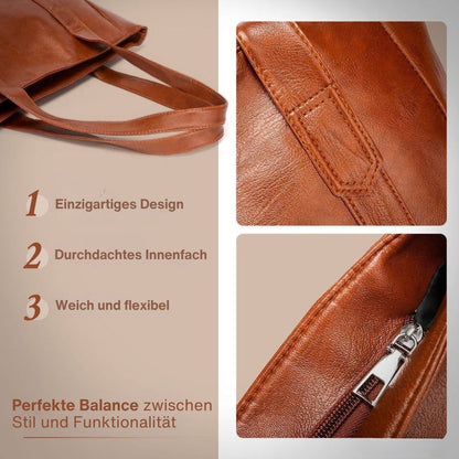Klara - Sac à bandoulière en cuir au design classique