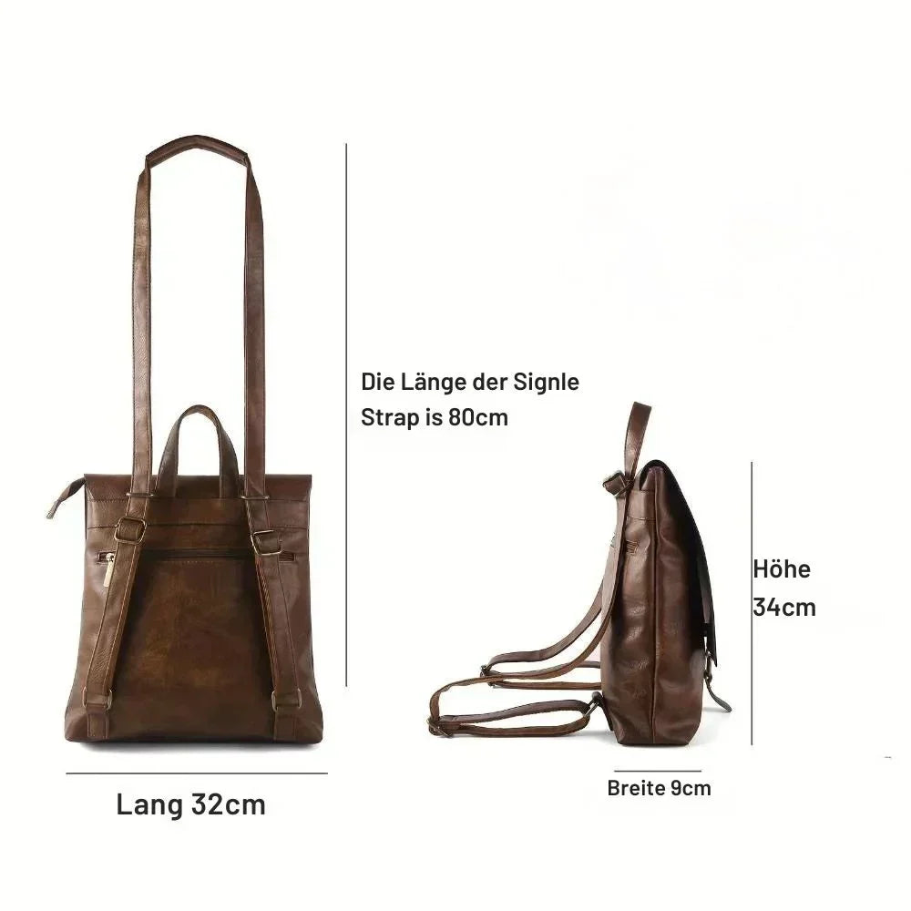 Ermelinde – Sac à dos vintage polyvalent